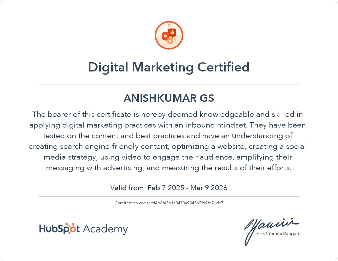 Home 15 Digital Marketing Strategist in Kollam Digital Marketing Certificate