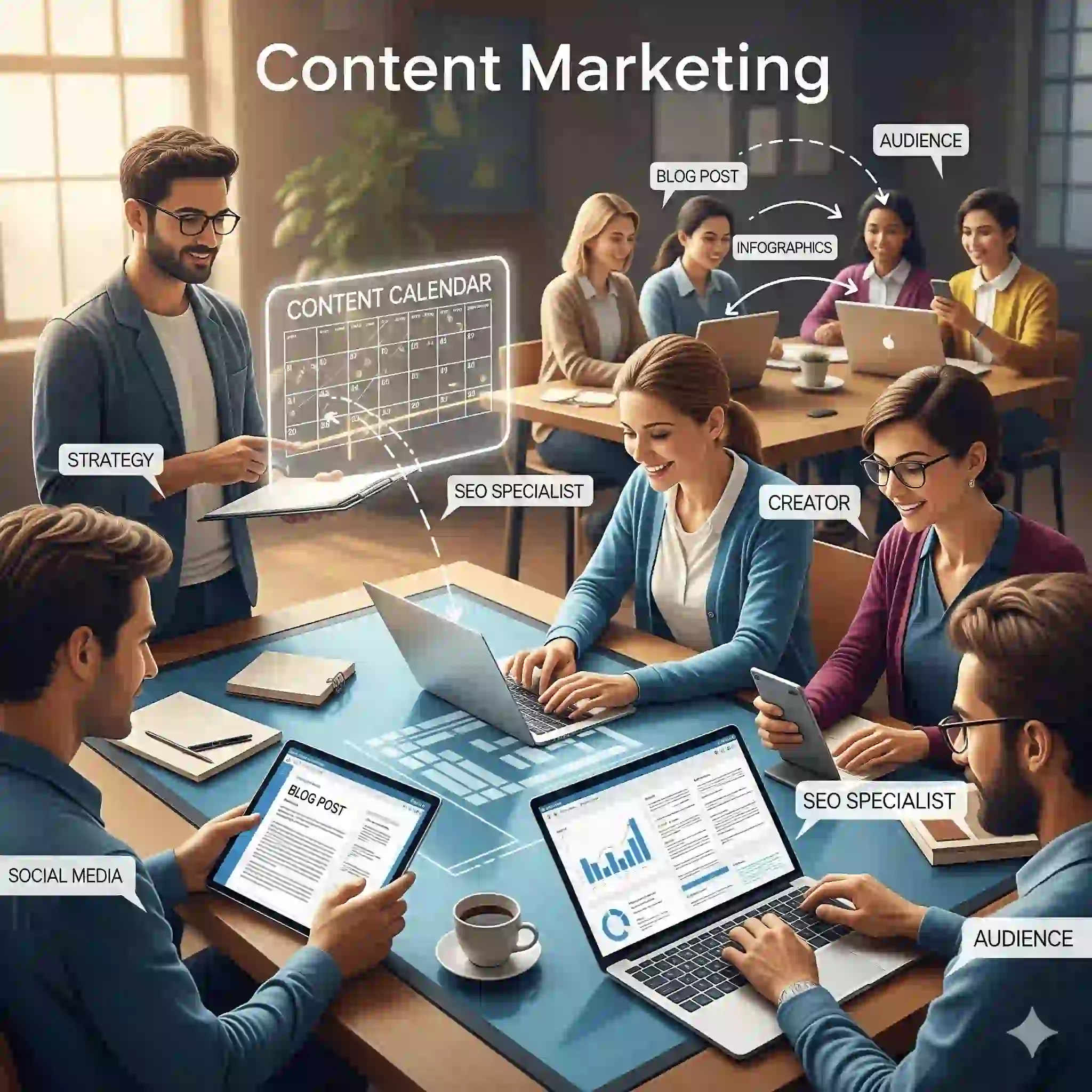 Home 5 Digital Marketing Strategist in Kollam has Content Marketing Image